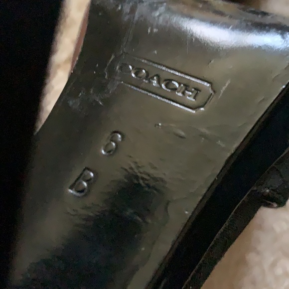 Coach slide heels size 6 medium - Picture 6 of 7